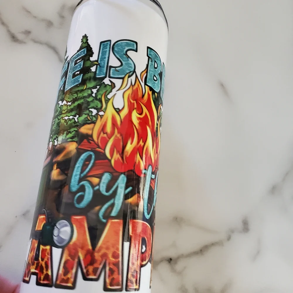 Life is Better by the Campfire 20oz Tumbler 🎉sale
